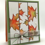 abstract fall leaves – GIVEAWAY