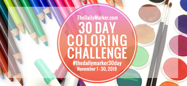 https://www.thedailymarker.com/2019/11/day-1-the-30-day-coloring-challenge-2019-link-up/